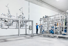 Anlagen- und Maschinenbau: Ausrichten der Anlage 