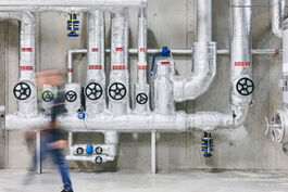 Anlagen- und Maschinenbau: Anlage in Betrieb Dampfverteiler 