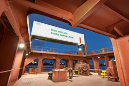 Schifffahrt: Containerschiff mit Landstromanschluss 