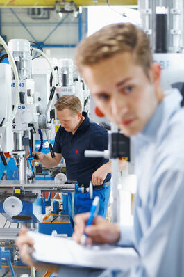 Werkzeugmaschinen: Qualitätssicherung von Bohr-Fräsmaschinen, Detail 