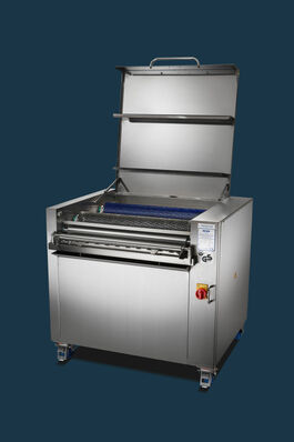 Anlagen- und Maschinenbau: Backblechputzmaschine 