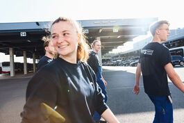 Fahrzeugtechnik: Auszubildende Kfz-Mechatroniker Gruppe 