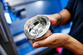 Wägetechnik: Wägezellen-Bauteil nach CNC-Bearbeitung 